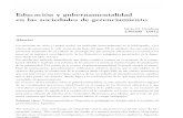 Grinberg 2006 - Educación y gubernamentalidad.pdf