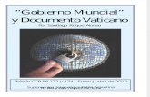 Gobierno Mundial y Documento Vaticano.-Santiago Roque Alonso-