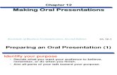 Ch12 Oral Presentations