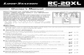 Instrucciones RC 20XL
