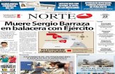 Periodico Norte de Ciudad Juárez 22 de Noviembre de 2012