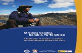 El Clima Cambia, Cambia Tú También - Brochure Perú
