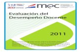 Manual Instructivo Evaluación del Desempeño Docente 2011