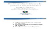 IMPORTANCIA DEL SECTOR SERVICIOS EN COLOMBIA