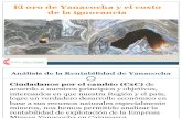 CxC El Oro de Yanacoha y El Costo de La Ignorancia
