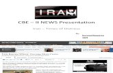Suneet Iran CBE – II Presentation