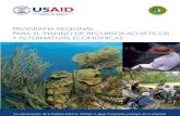 Folleto Programa Regional USAID para el Manejo de Recursos Acuaticos y Alternativas Economicas