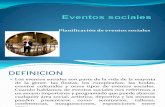 eventos sociales  presentacion