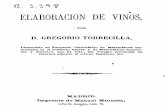 "Elaboración de vinos" de Gregorio Torrecilla (1867)