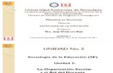 "Sociologia de la Educacion" Unidad 2: UAMCEH-UAT (28 Oct. 2011)