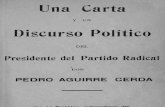 Discurso Pedro Aguirre Cerda 1934