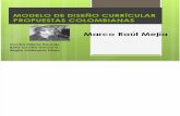Diseno Curricular-Propuesta Colombiana-Marco Raul Mejia