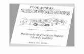 Propuesta Talleres Para Secundarios -Movimiento de Educación Popular Eduardo Galeano (2008)