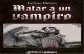Ediciones Babylon: primeras páginas de Matar a un vampiro, edición papel