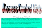 CCNA Presentation - ACL