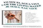 Folleto trilingüe de la Vigilia de Oración, Yo soy el Agua Viva, JMJ MADRID 2011