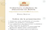 Cobertura Ciudadana de Elecciones Bolivia 2010 - Eliana-Quiroz