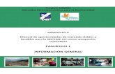 Información General. Manual de oportunidades de mercado viables y factibles para la MIPYME del sector pesquerías sostenibles: