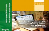 Actividades y usos de TIC entre las chicas y chicos en Andalucía. Informe 2010
