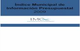 Indice Mpal Info Presupuestal 2009