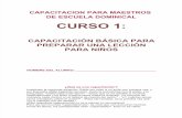 CURSO 1 Capaitacion Maestros