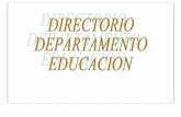 Directorio Telefónico del Departamento de Educación de Puerto Rico