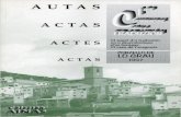 Autas/Actas/Actes/Actas I chornadas de traduzion