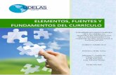 Elementos, fuentes y fundamentos del currículo