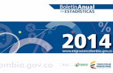 Boletín anual de estadísticas 2014