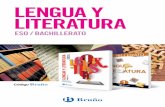 Catálogo Lengua y Literatura Código Bruño para ESO y Bachillerato