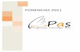 Ponencias de Coordinadores Locales PAS 2011