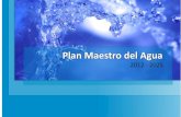 Plan maestro del agua 2012 2025