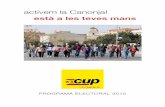 Programa Electoral CUP La Canonja 2015