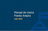 Frente Amplio - Manual de Identidad 2014