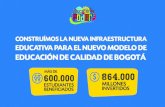 Infraestructura educativa en la 'Bogotá Humana'