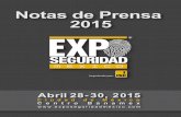 Expo Seguridad México Notas de Prensa 2015