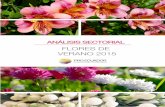 Análisis Sectorial de Flores de Verano
