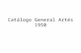 Catálogo general artés 1950