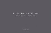 TANDEM Luxury Travel 2015/2016