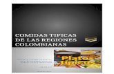 Platos típicos de regiones colombianas