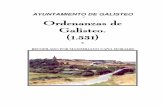 ORDENANZAS DE GALISTEO. ORIGINAL. PARTE 1