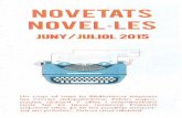 Novetats novel·les juny - juliol 2015
