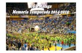 Memoria de Actividades EBG Málaga, temp. 14-15