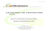Catalogo de Producto Ghanem, SRL 07.2015