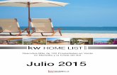 KW HOME LIST revista - Propiedades en venta el La Costa del Sol (Julio/15)