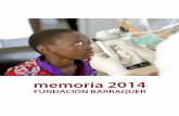 Fundación Barraquer Memoria Actividades 2014