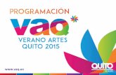 Programa Verano de las Artes Quito 2015