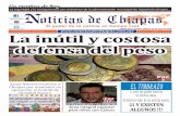 Periódico Noticias de Chiapas; SÁBADO 01 agosto 2015