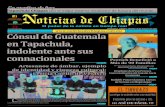 Periódico Noticias de Chiapas; SÁBADO 08 agosto 2015