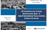 Conflictos sociales y representacion politica